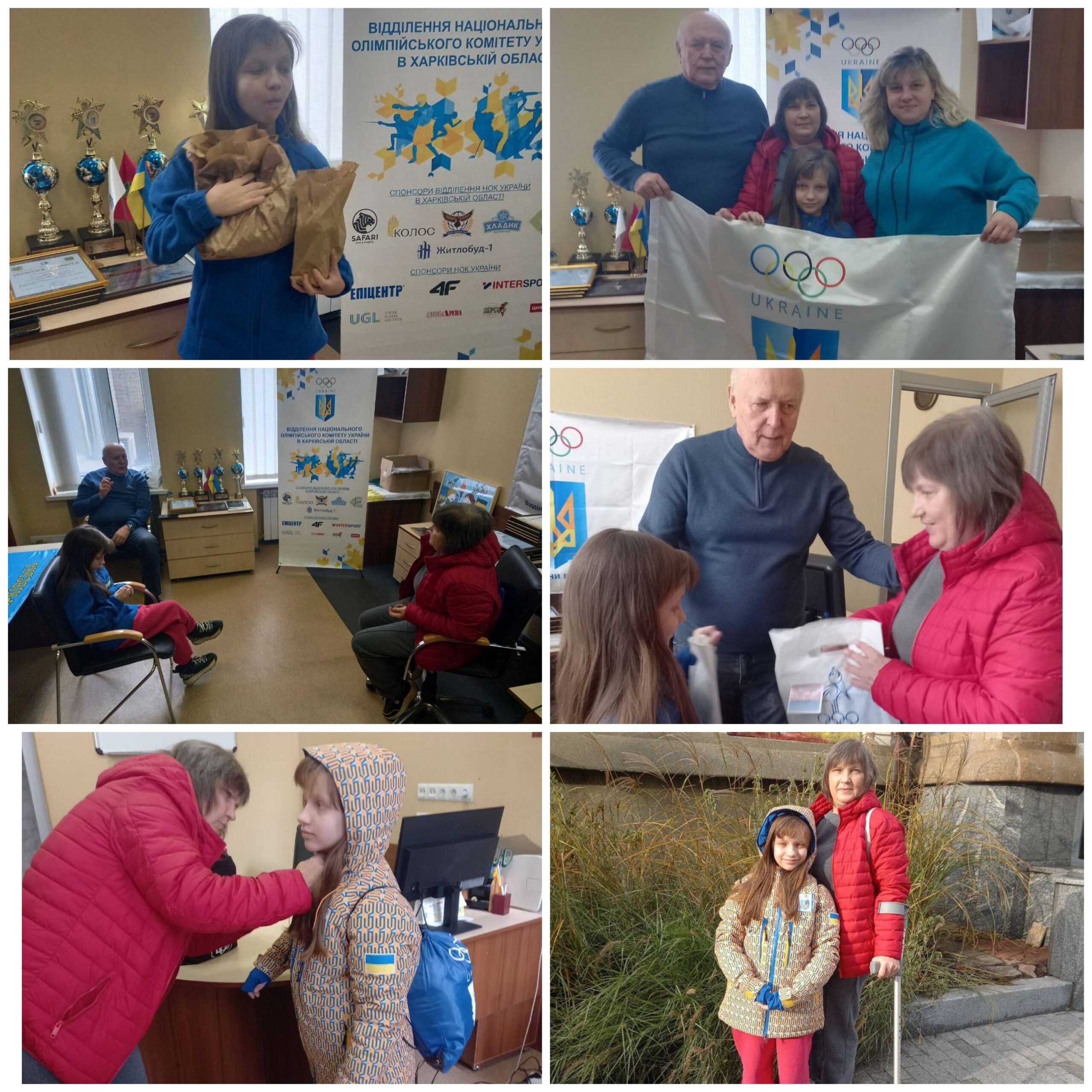 Юну харків’янку, яку евакуація підштовхнула до занять спортом, підтримали у Відділенні НОК України в Харківській області