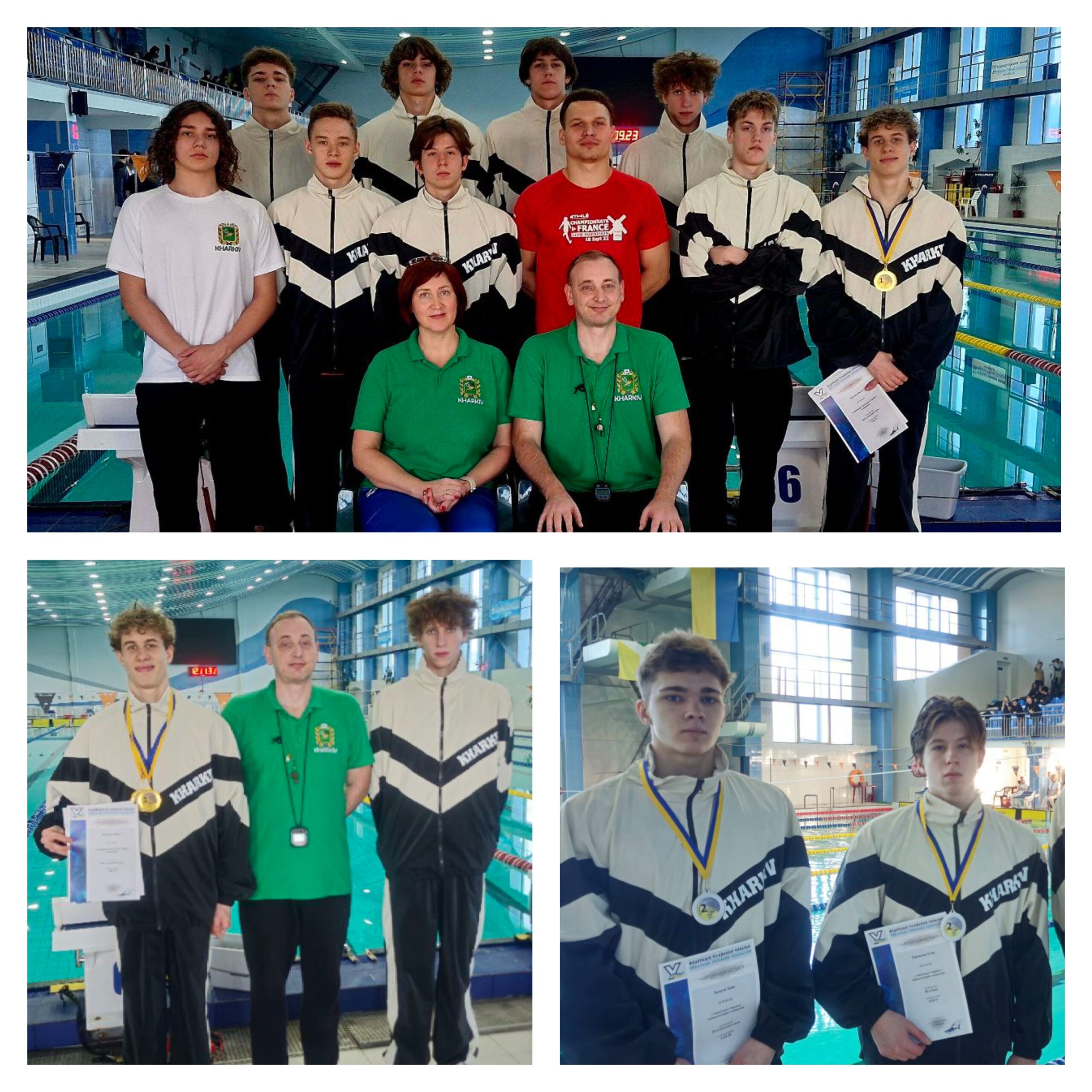 Вітаємо! 10 медалей різного ґатунку на Чемпіонаті України з плавання у харківських спортсменів!